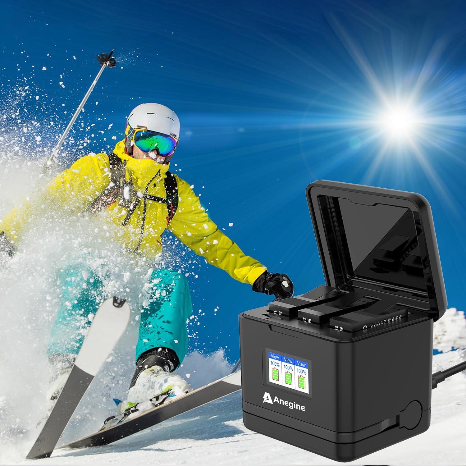 Baterías Anegine Hero 13 2300mAh + Cargador LCD 3 Canales