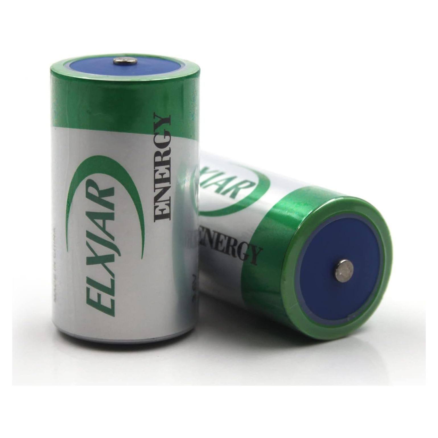 Paquete de 2 Baterías de Litio Cloruro de Tionilo 3.6V 8500mAh