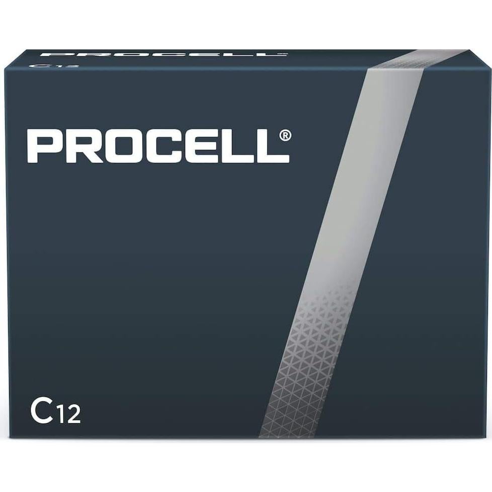 Batería Alcalina Duracell Procell C - Paquete de 12
