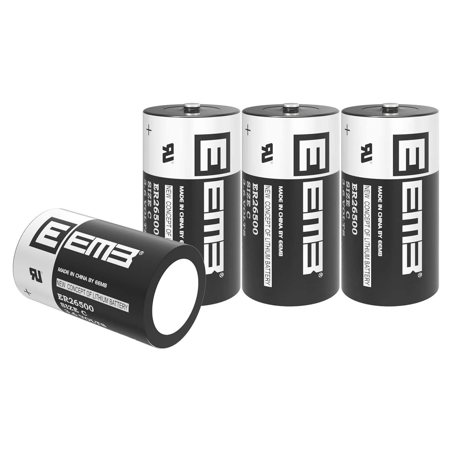 Batería de Litio C EEMB ER26500 3.6V 9000mAh 4-Pack