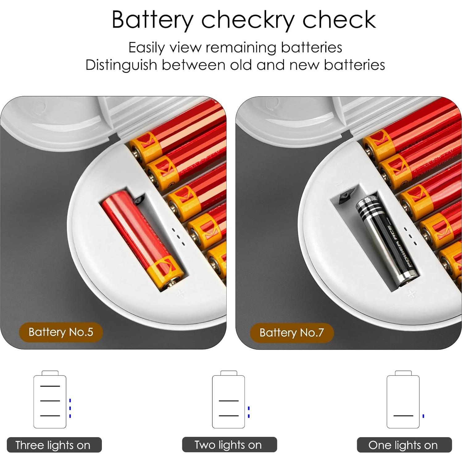 Caja de Almacenamiento de Baterías Linkidea con Detección Eléctrica