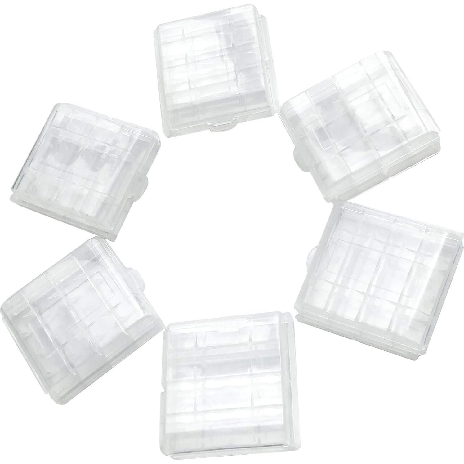 Caja de Almacenamiento para Baterías AA/AAA Chadou - 6 Unidades