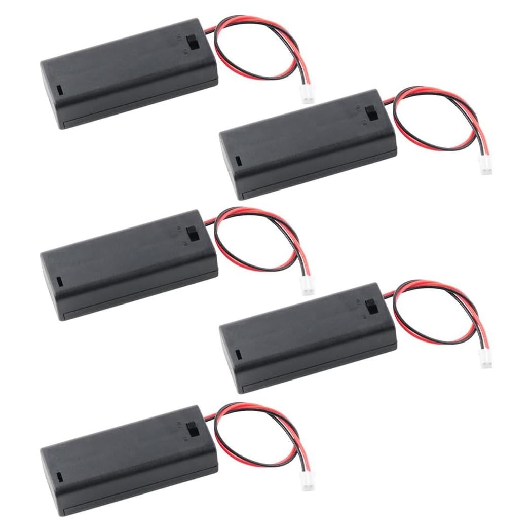 Soporte de Batería AAA DIYmalls con Interruptor ON/OFF - 5 Piezas