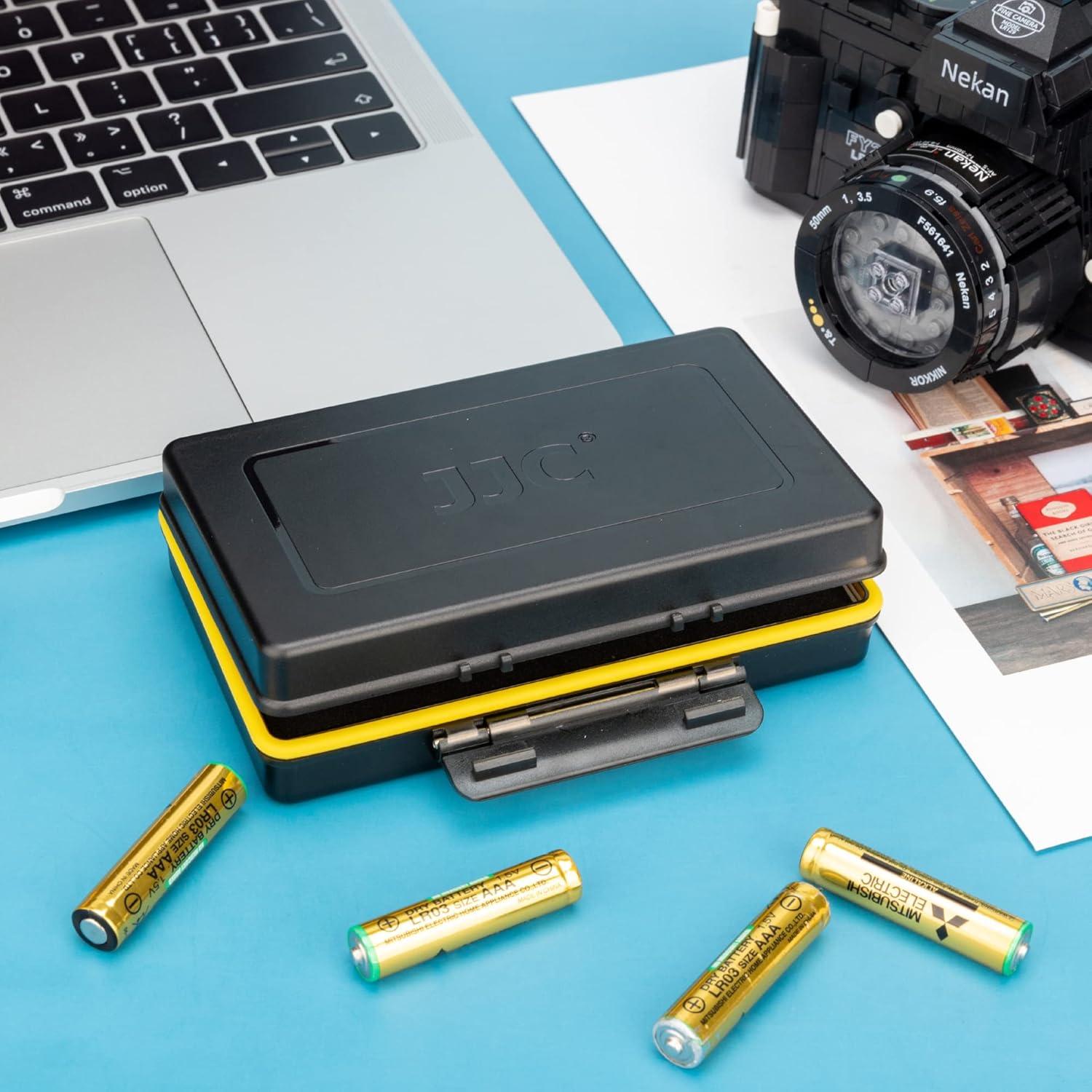 Estuche de Almacenamiento JJC para 16 Baterías AAA Resistente