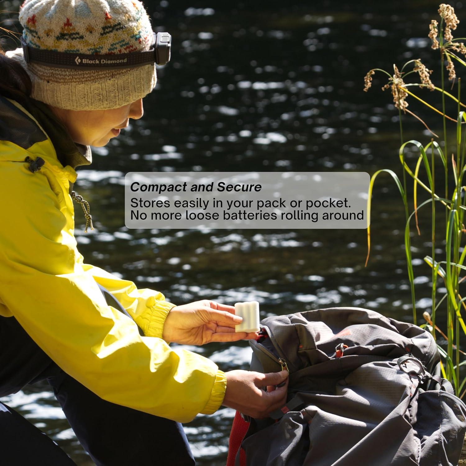 Estuche para Baterías AAA WLG Creations - Compacto y Duradero