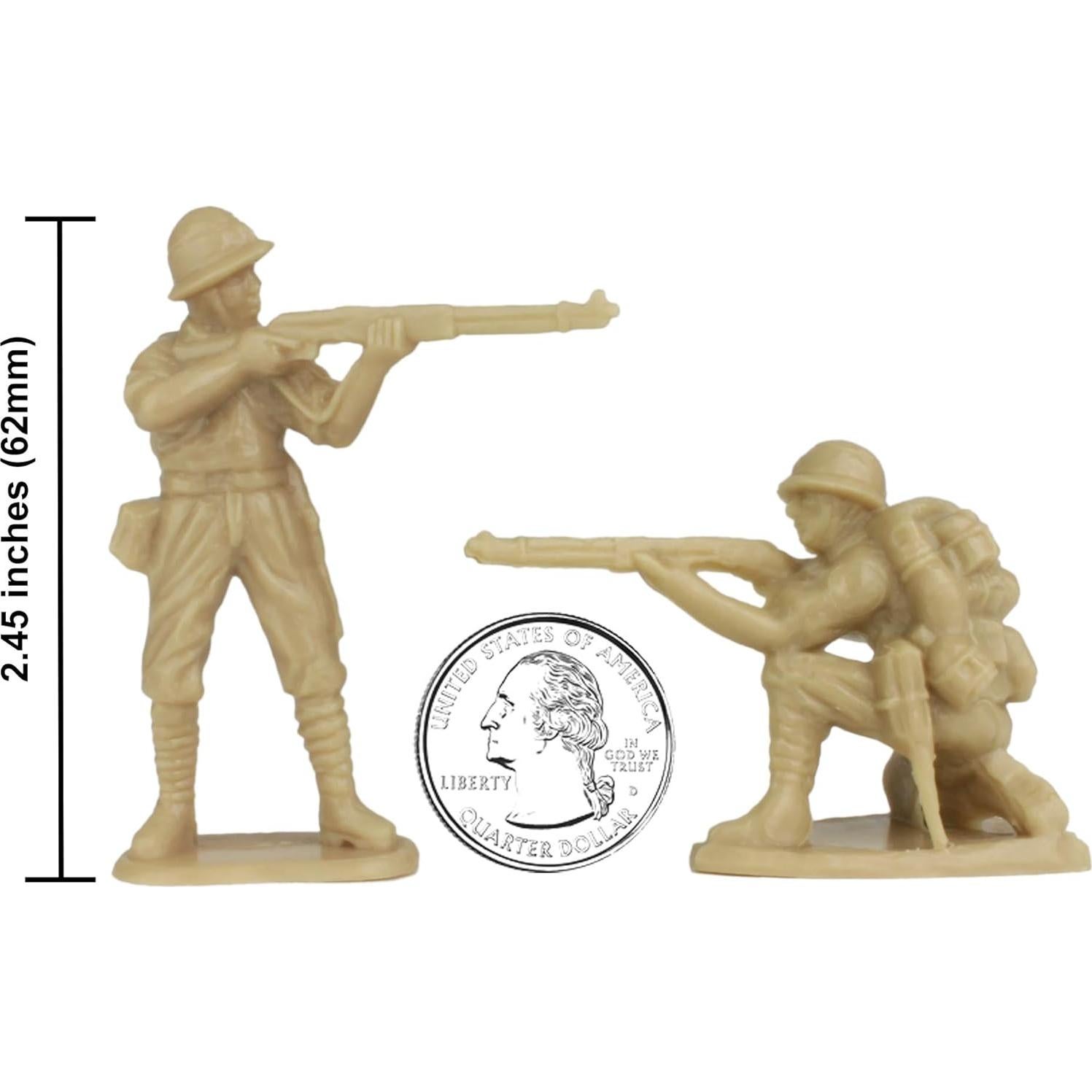 Soldados de Plástico BMC WW2 Japoneses 1:32 - 30 Figuras