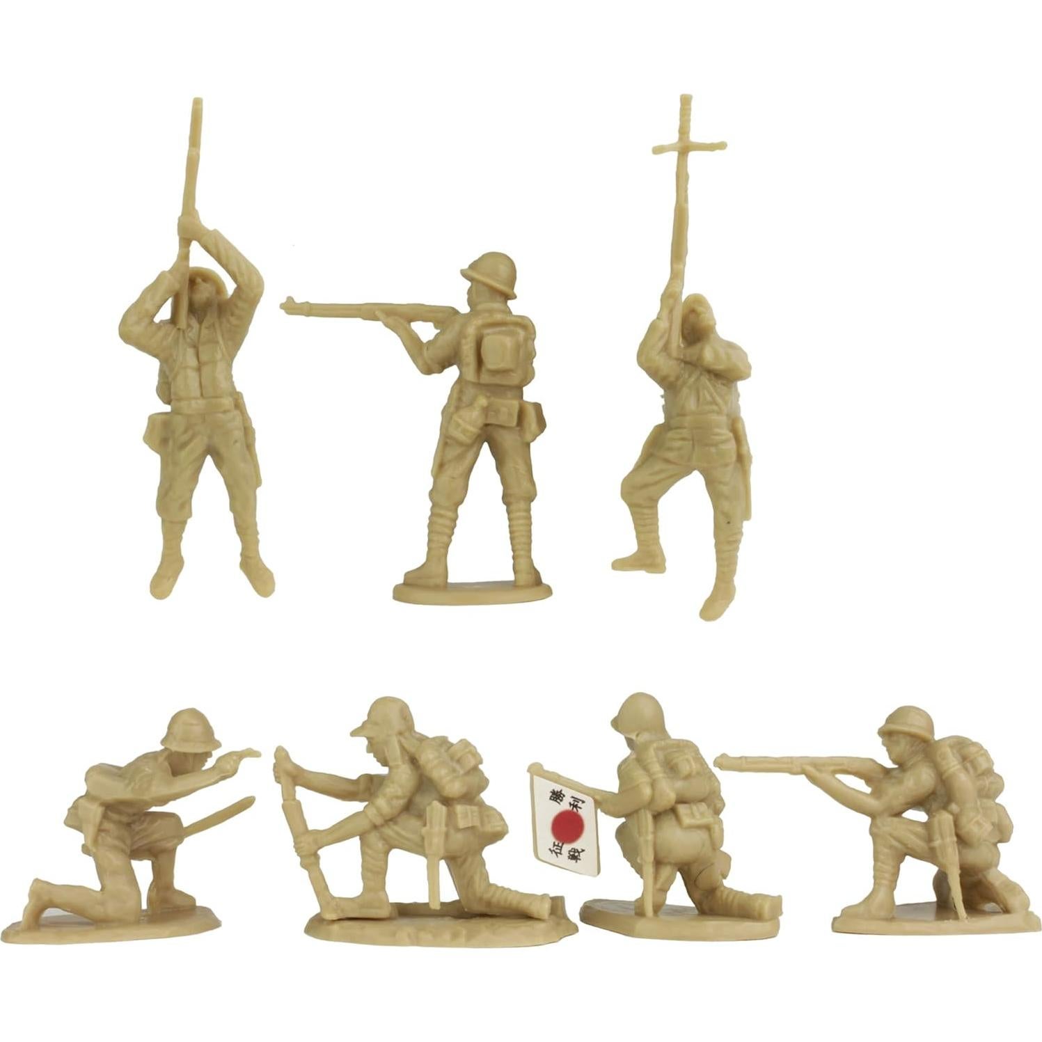 Soldados de Plástico BMC WW2 Japoneses 1:32 - 30 Figuras