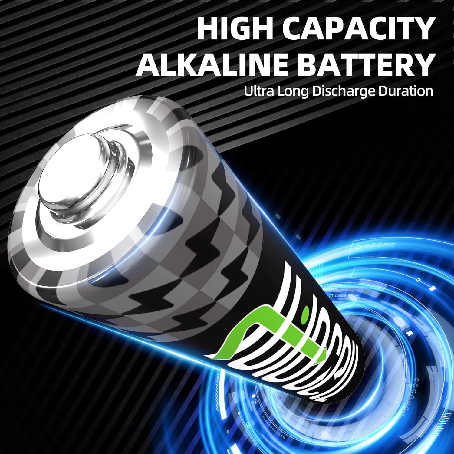 Paquete de 48 Pilas AA y AAA Hilocell, Larga Duración 10 Años