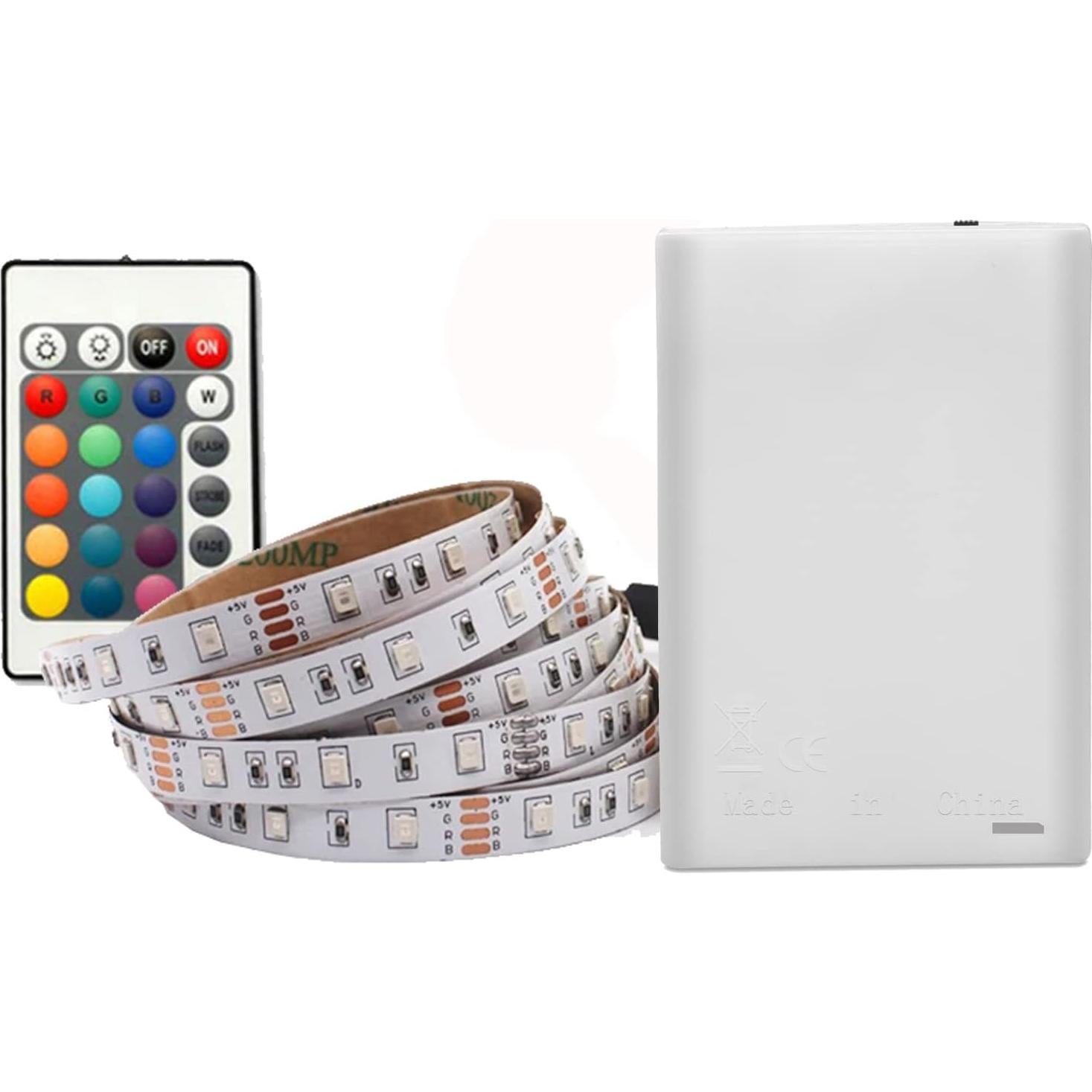 Soporte para 3 Pilas AA OPSFALCON con USB y Interruptor - 2 Piezas