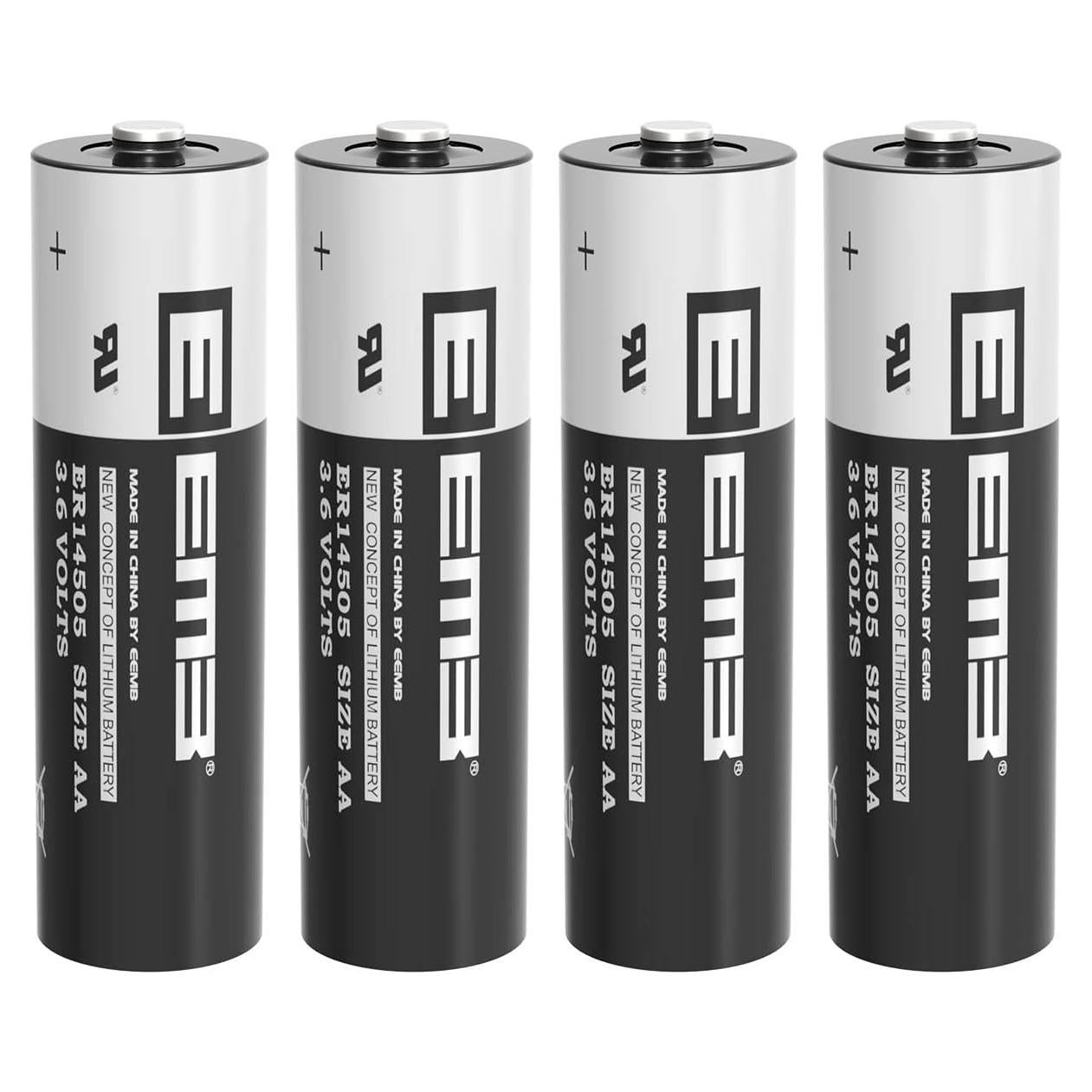 Batería de Litio EEMB ER14505 AA 3.6V 2700mAh 4 Pack