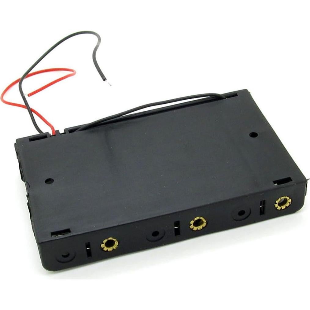 Soporte de Batería 6 AA NewZoll con Conector 9V - Plástico ABS