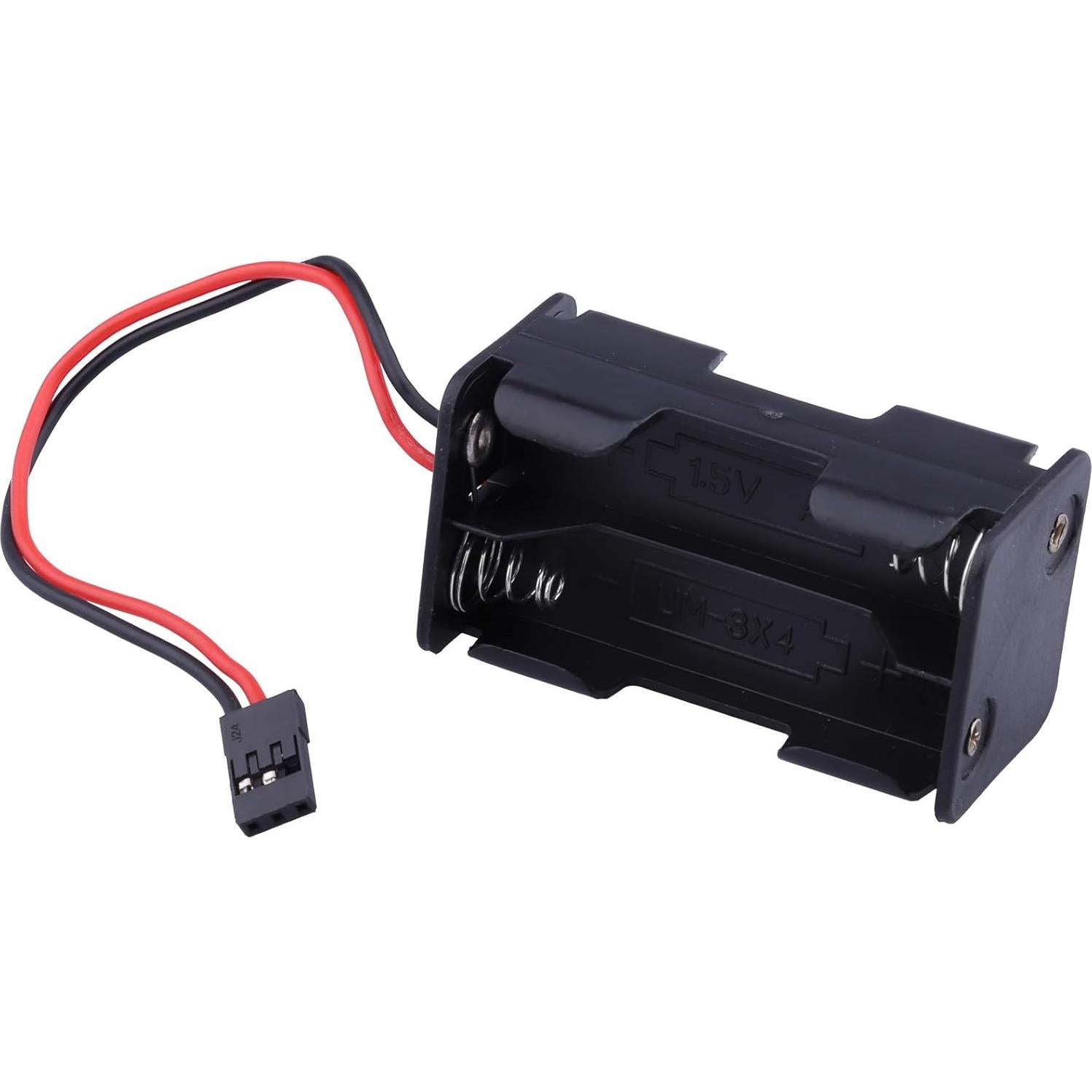 Caja de Soporte para Baterías AA Hobbypark con Conector JR