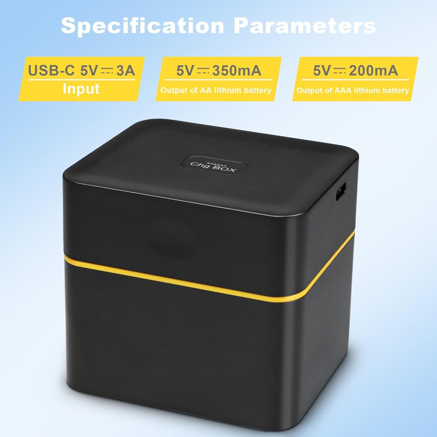 Cargador de Baterías Recargables AA AAA WONKEGONKE 12 Bahías