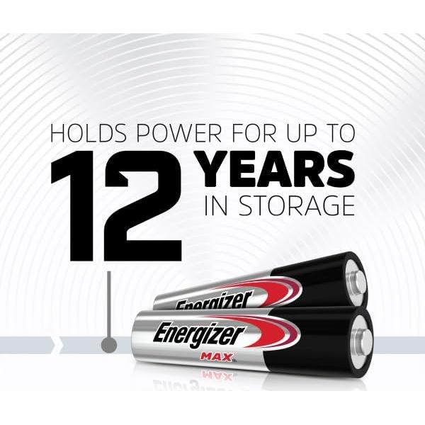 Baterías Alcalinas AA Energizer MAX - Paquete de 24 Unidades