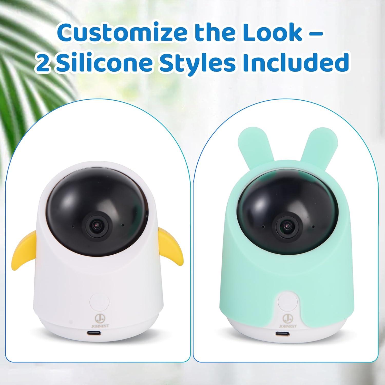 Monitor de Bebé HD Johnest 1 Cámara - Sin WiFi, Visión Nocturna