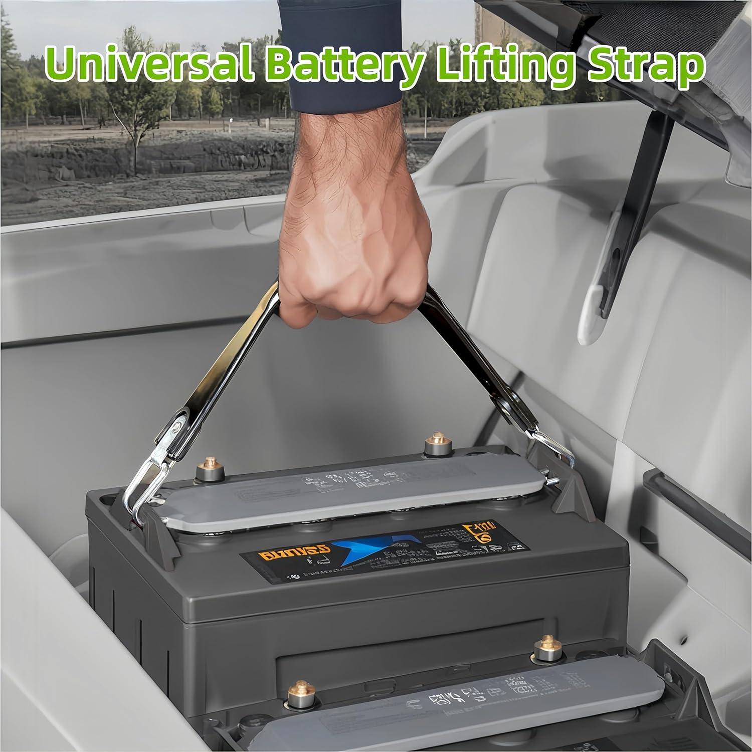 Correa de Batería GENOUR para Carrito de Golf - Nylon Alta Resistencia