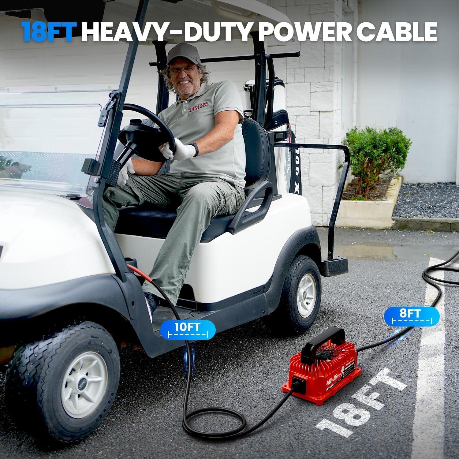 Cargador de Batería 48V 15A EXEFCH para Club Car DS/Precedent