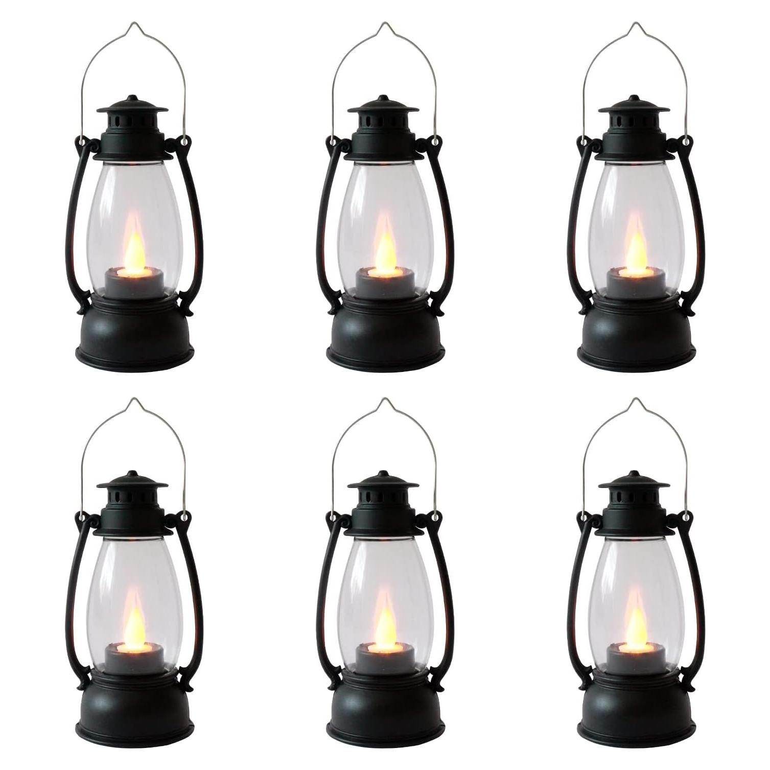 Linternas Mini LED Reperla 6 Pcs 7 cm Decorativas para Interiores