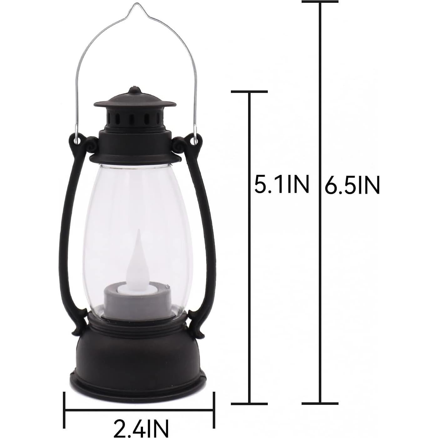 Linternas Mini LED Reperla 6 Pcs 7 cm Decorativas para Interiores