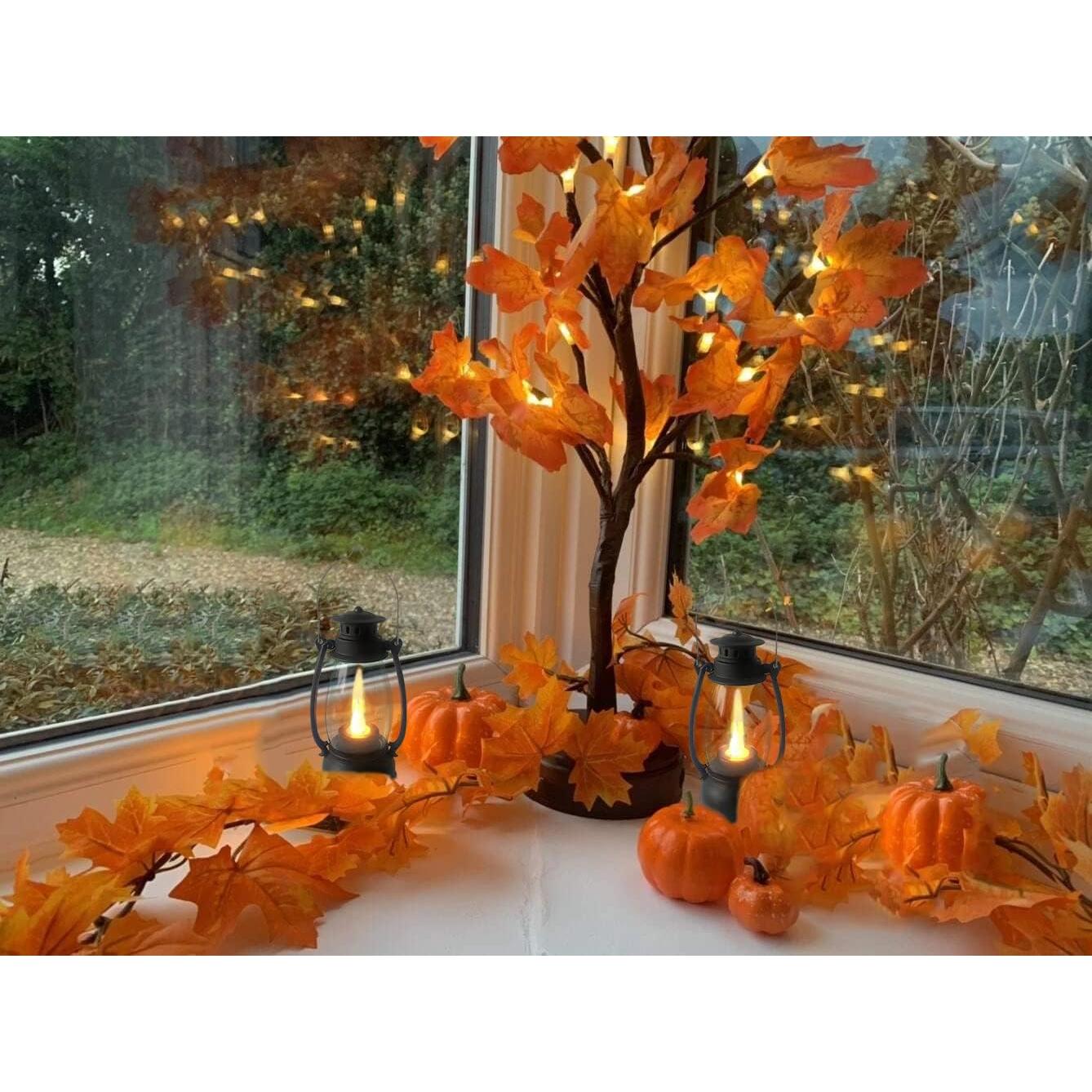 Linternas Mini LED Reperla 6 Pcs 7 cm Decorativas para Interiores