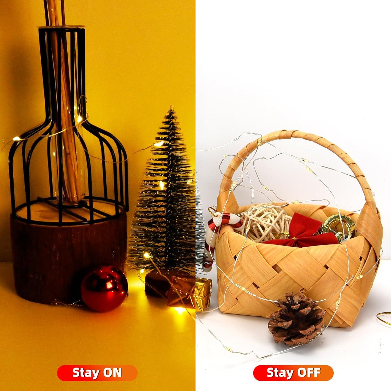 Luces de Hadas Recargables 4.88M 100LEDs BLUEYE con Control Remoto