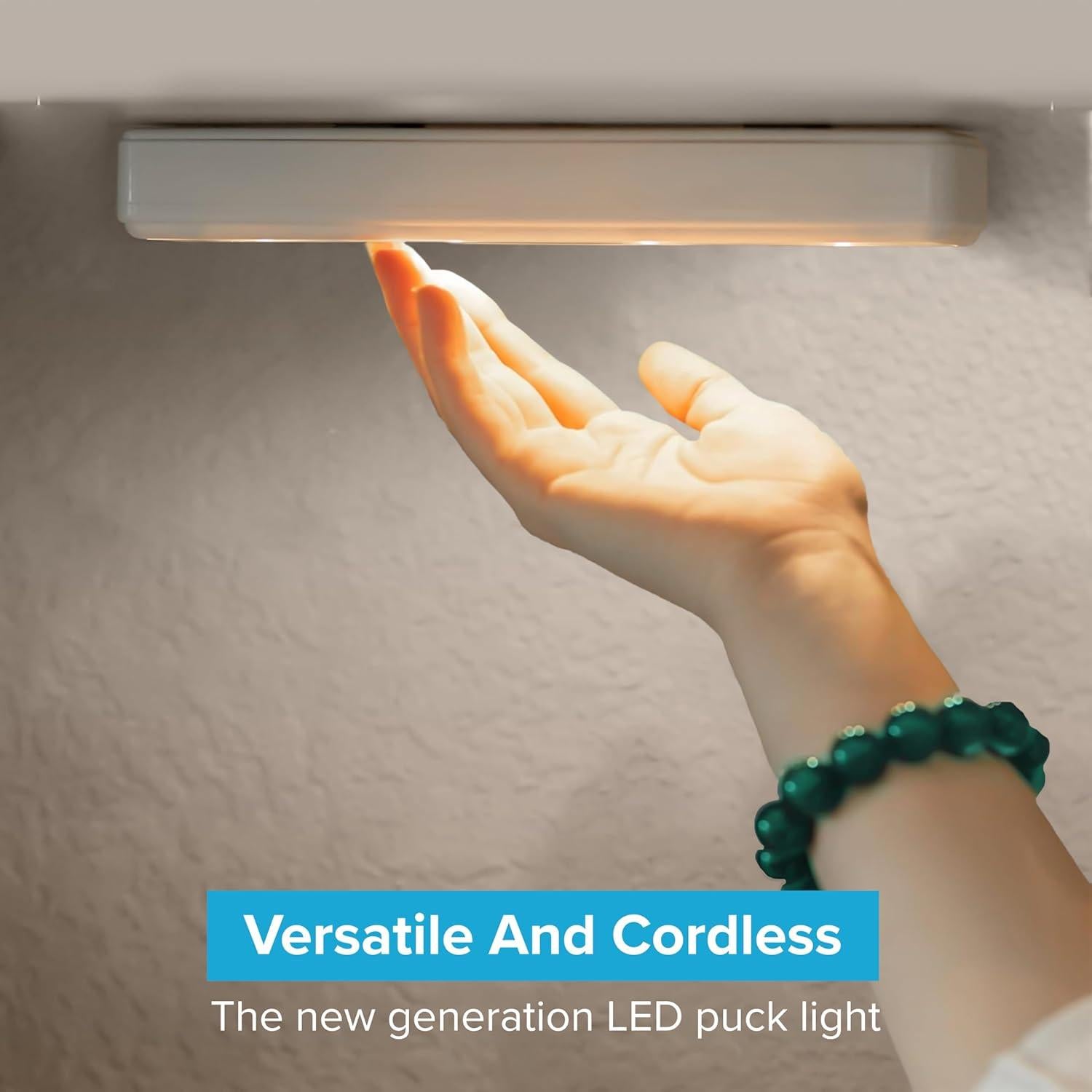 Luces LED Inalámbricas Táctiles Brilliant Evolution - 21.6 cm - Paquete de 2