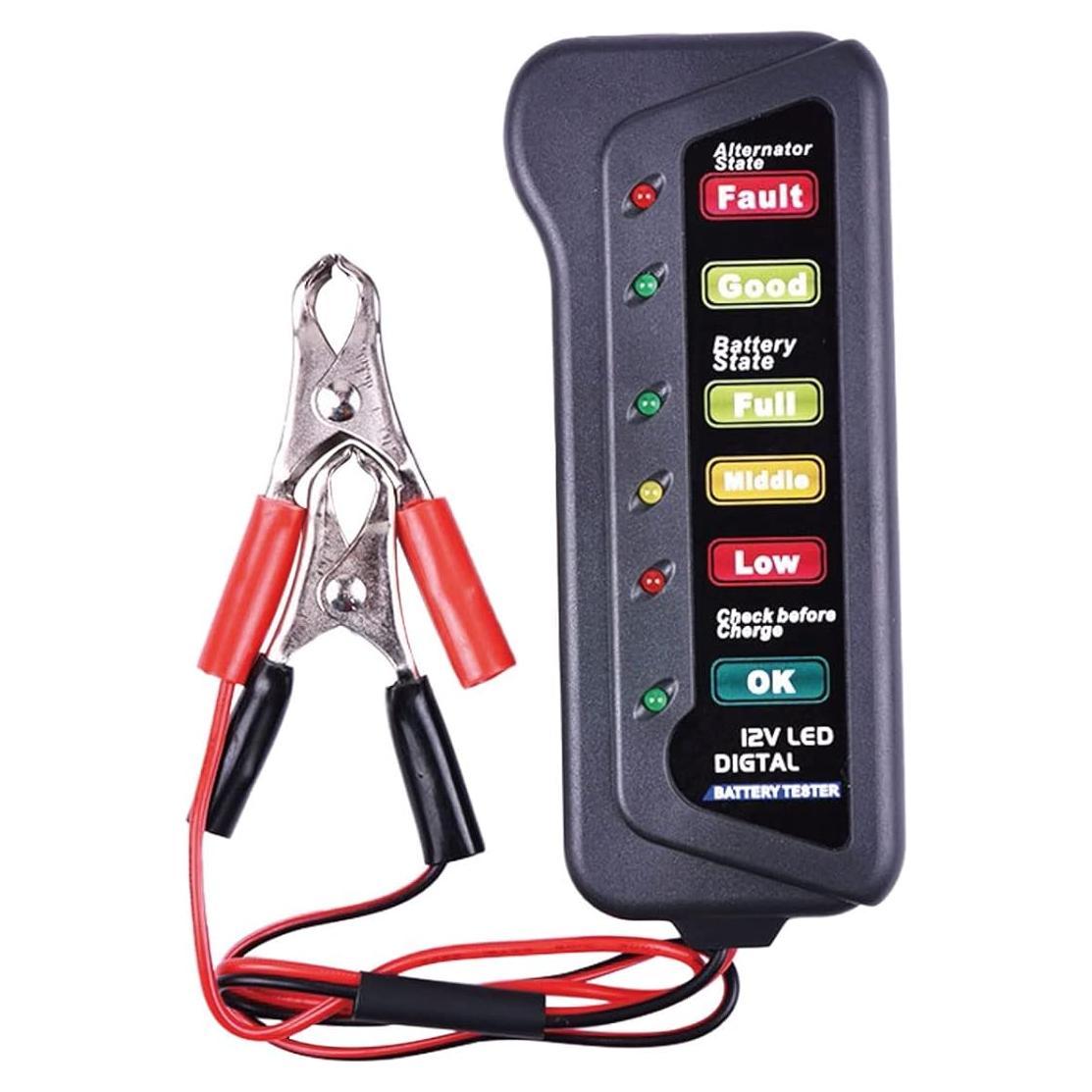 Probador de Batería NInE-ROnG NR-BI007 12V con LED