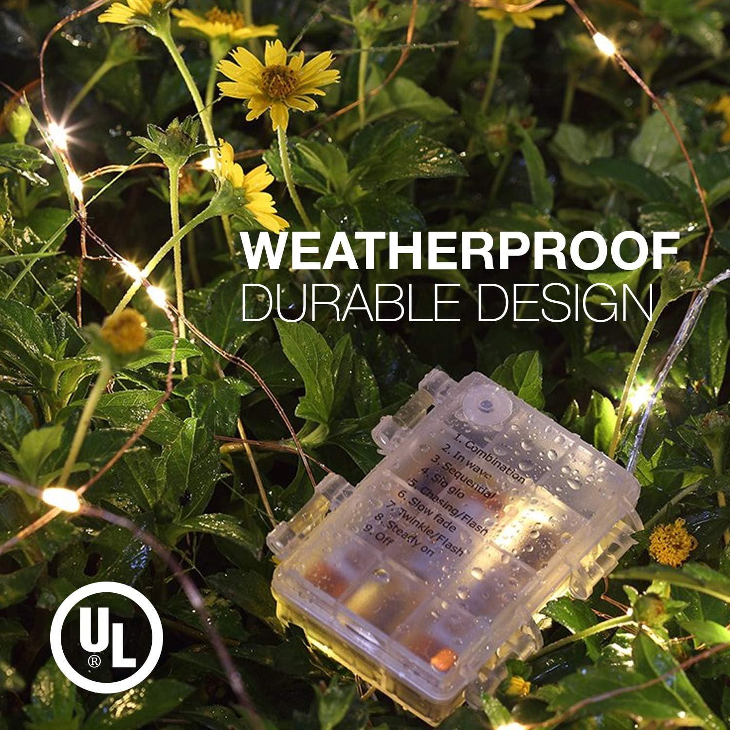 Luces de Cadena LED Tenergy 5m 50 LEDs con Control Remoto