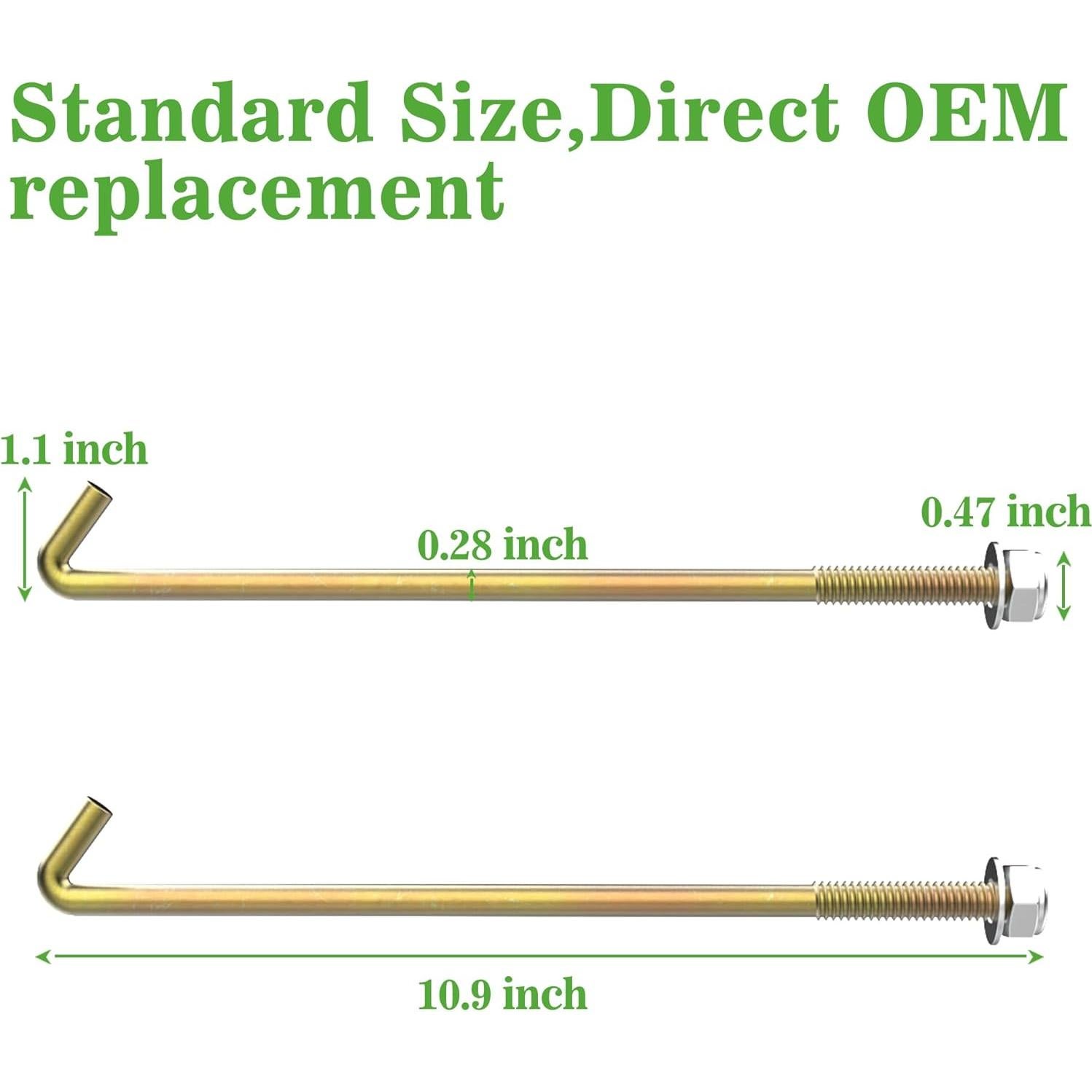 Kit de Varillas de Sujeción de Batería 10L0L para Carro de Golf