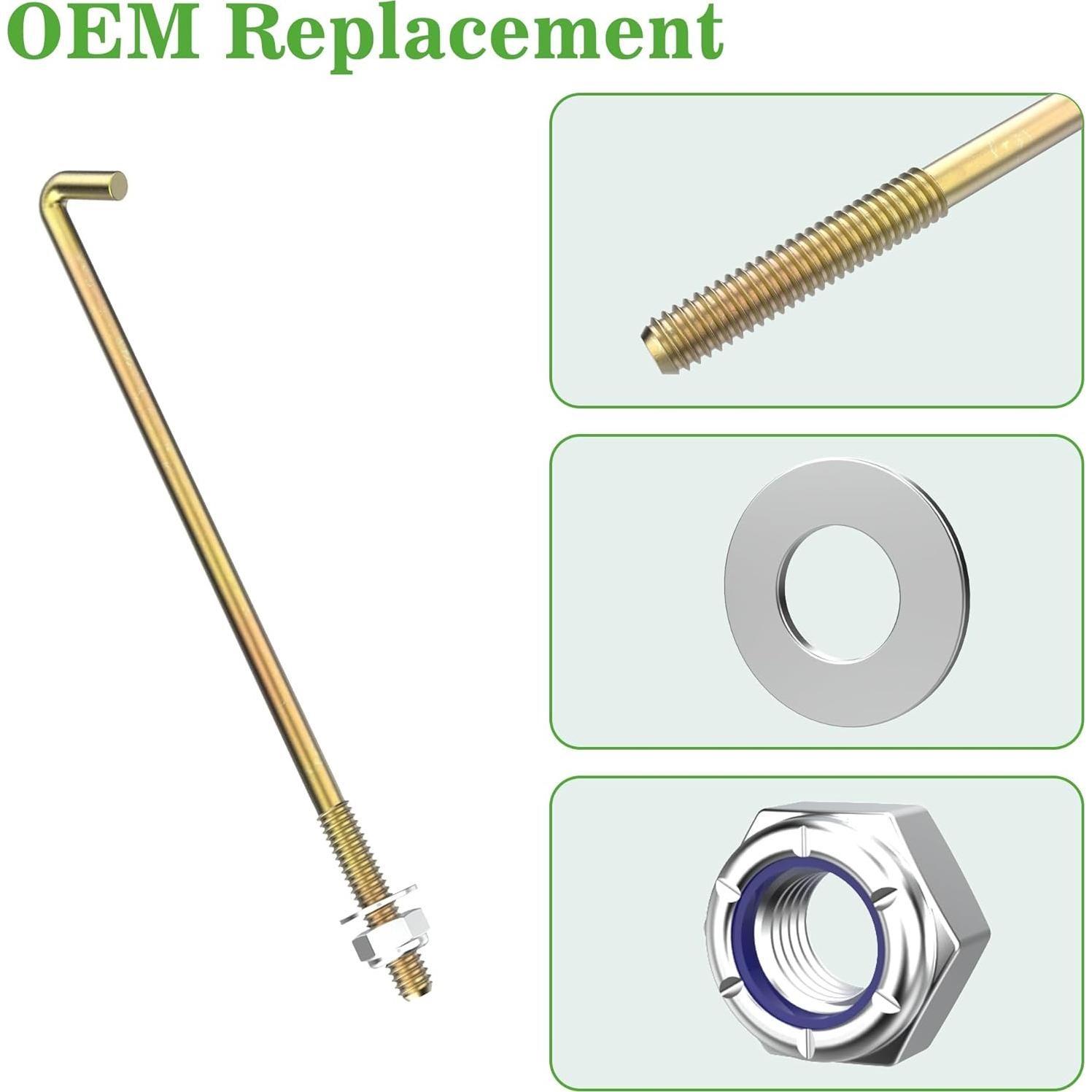 Kit de Varillas de Sujeción de Batería 10L0L para Carro de Golf