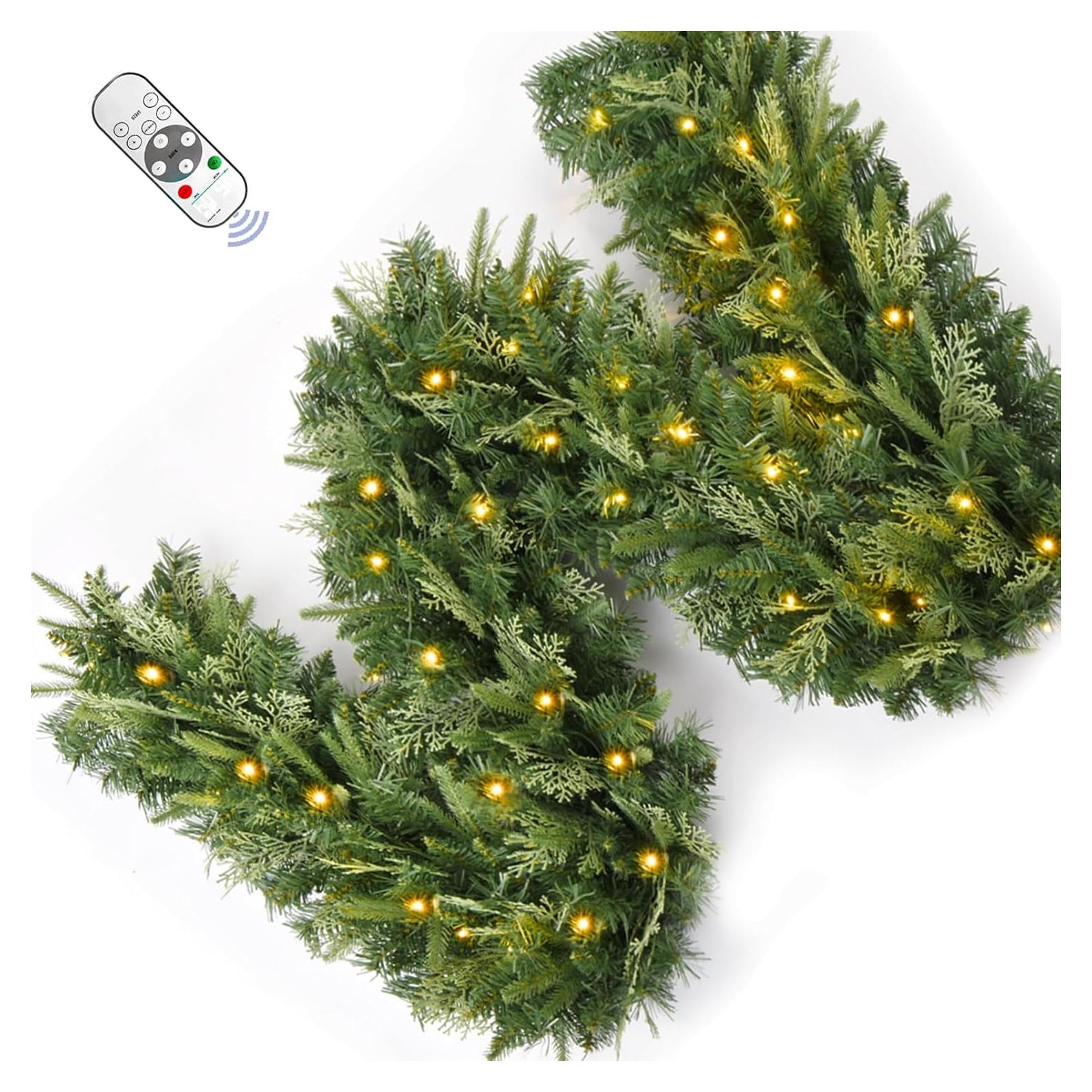 Guirnalda de Navidad LED 50 luces GAZE ART 274 cm con Temporizador
