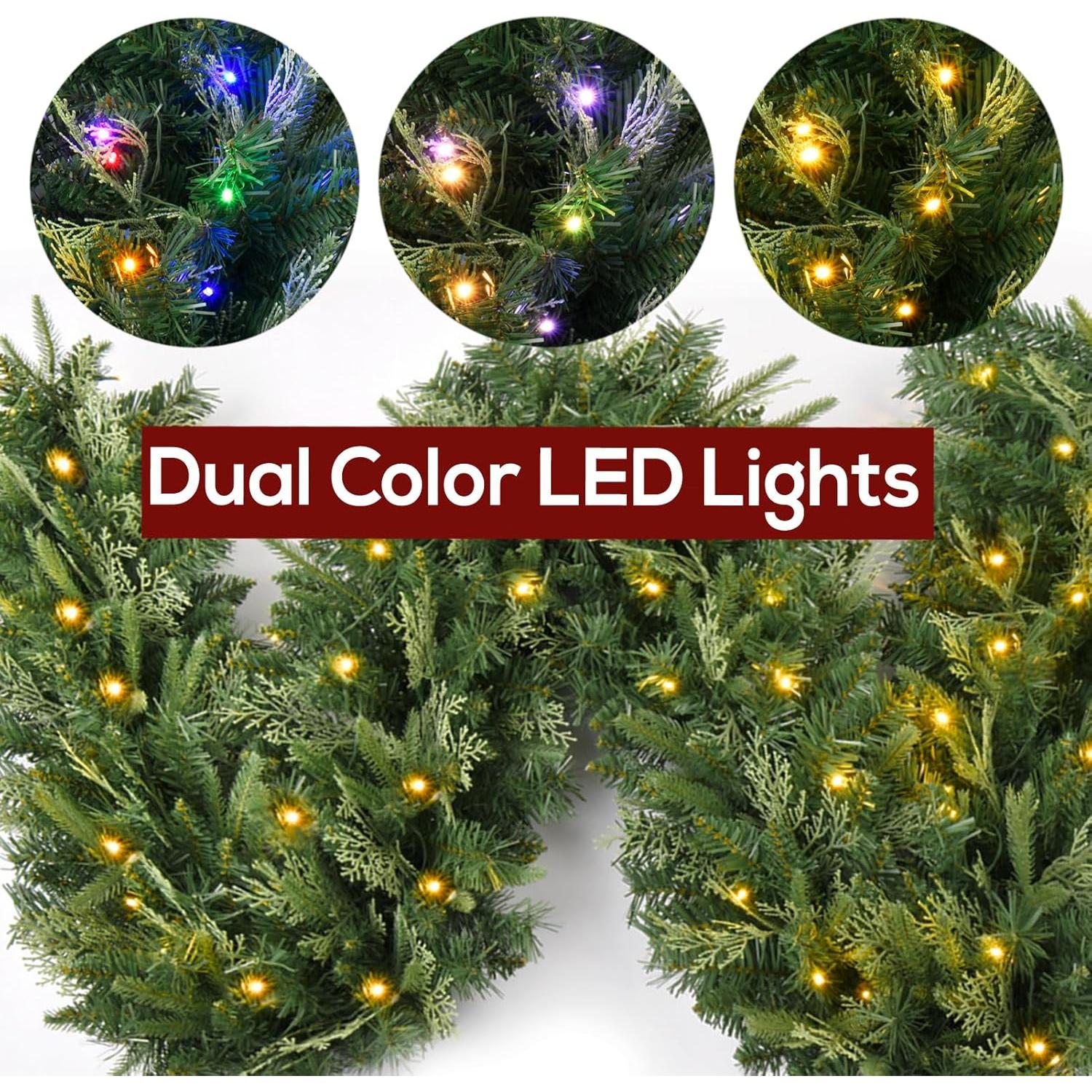 Guirnalda de Navidad LED 50 luces GAZE ART 274 cm con Temporizador