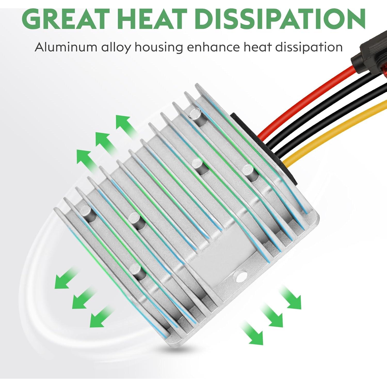 Convertidor Buck Klnuoxj 20A 240W DC 18V-58V a 12V