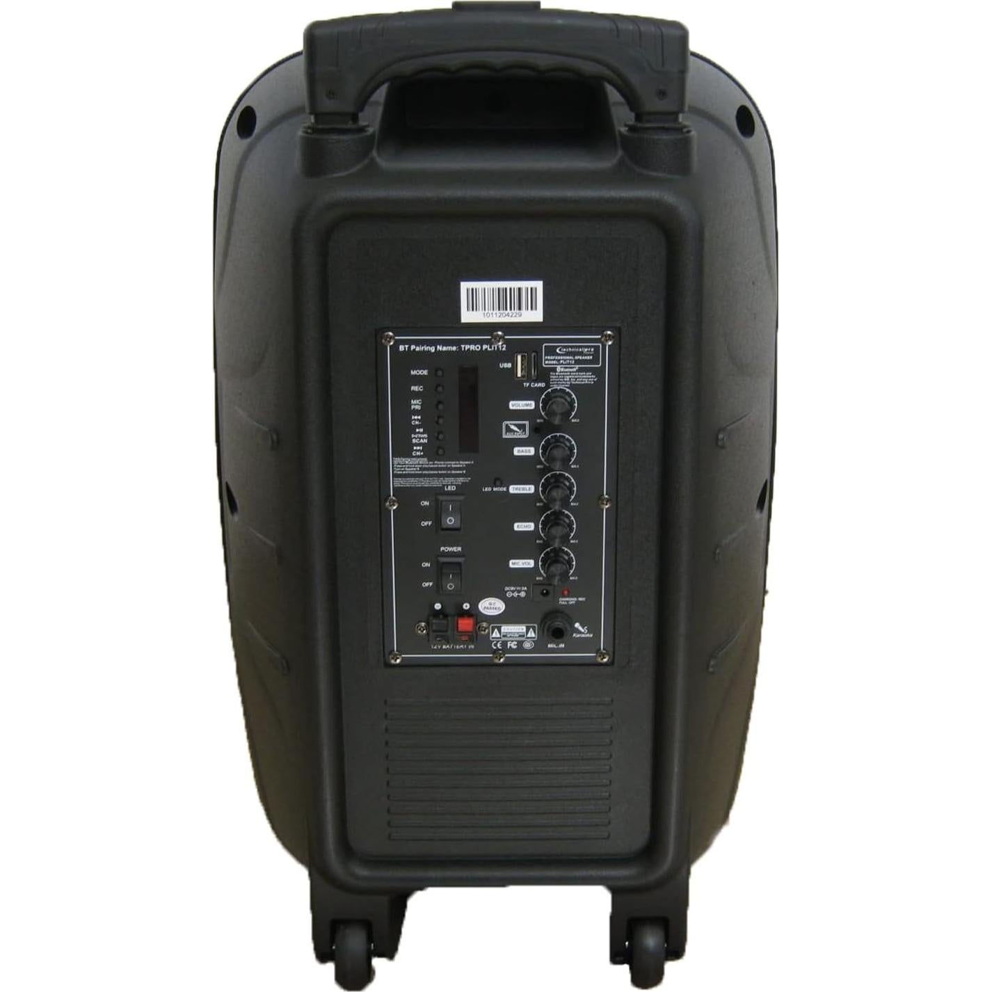 Altavoz Bluetooth 1500W Technical Pro 12" Recargable LED