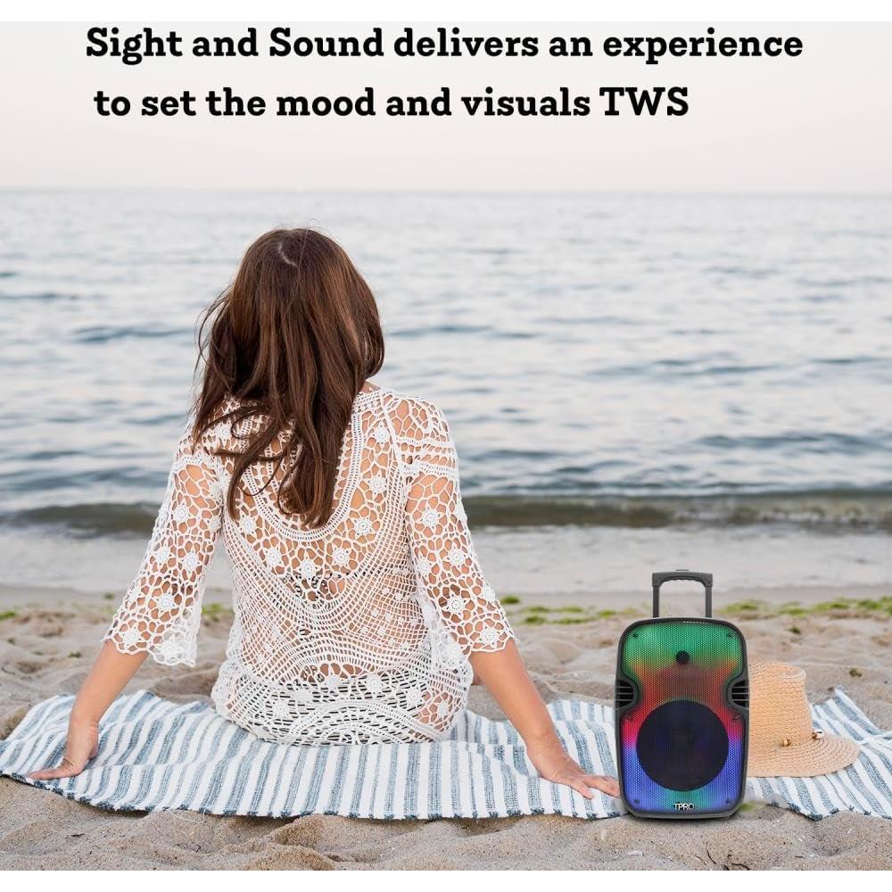 Altavoz Bluetooth 1500W Technical Pro 12" Recargable LED