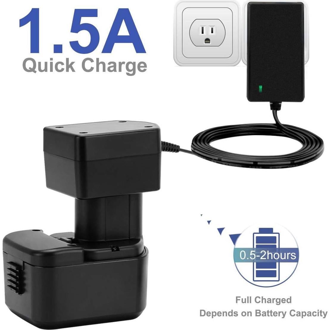 Cargador de Batería Exmate 1.2-18V Ni-MH/Ni-Cd Estilo Pod