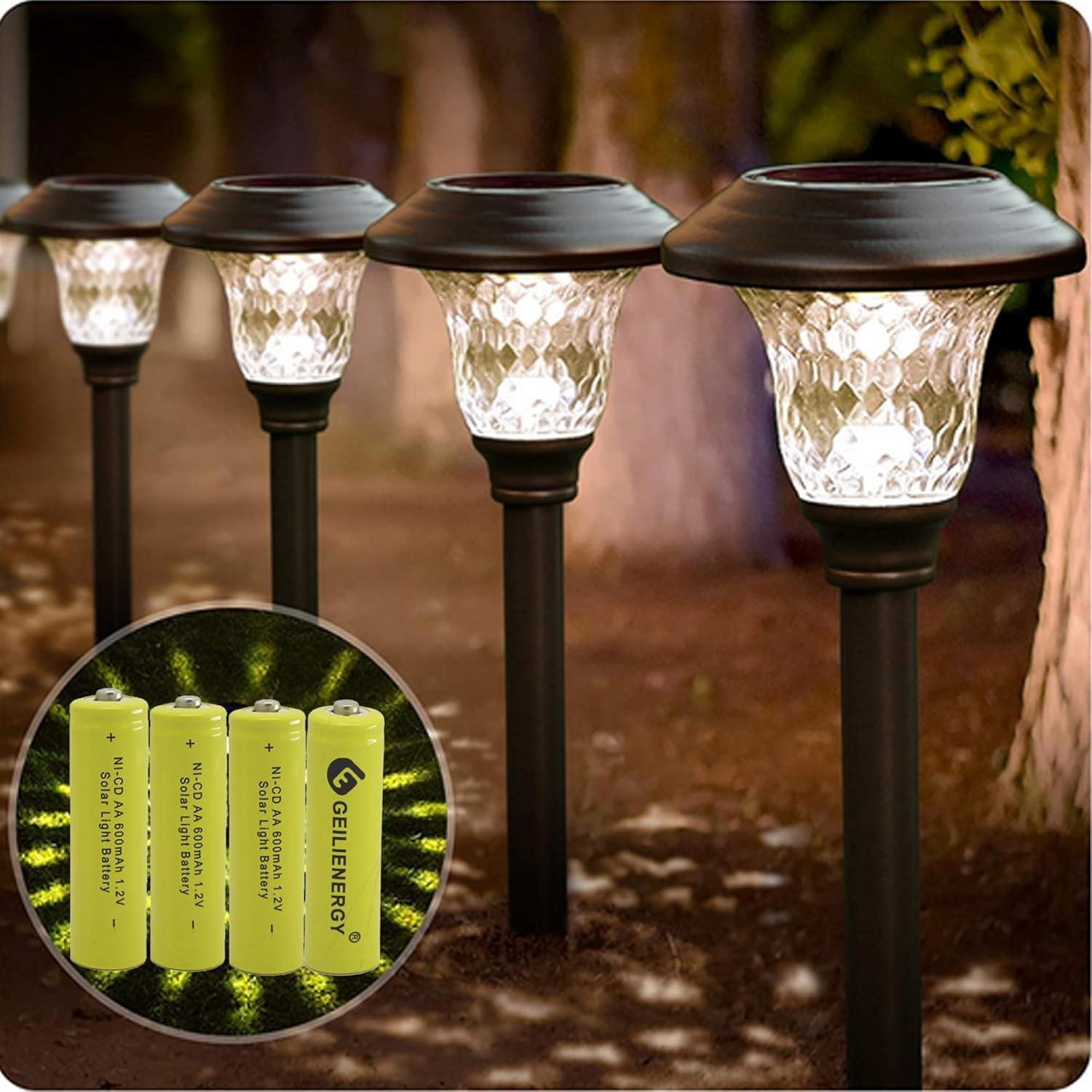 Baterías Recargables AA GEILIENERGY 600mAh 1.2V - Paquete de 20