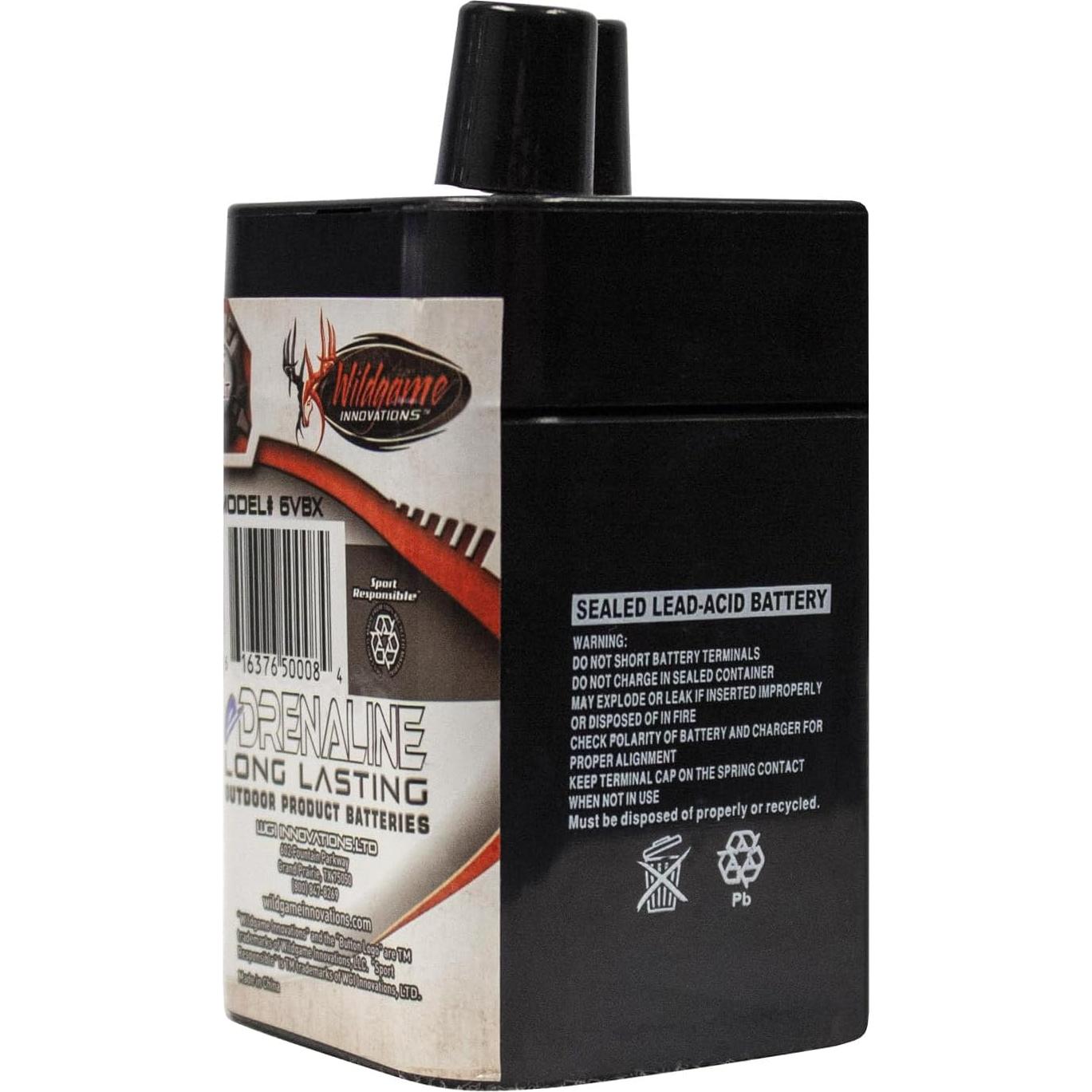 Batería Recargable 6V Wildgame Innovations eDRENALINE 5Ah