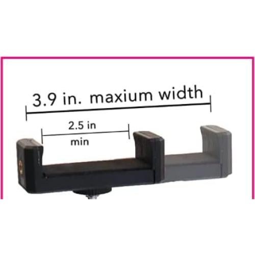 Overhead Phone Stand and Holder - Flexible Arm Phone Stand - Camera Holder with Clamps for Live Streaming, Webcams, and Recording Videos