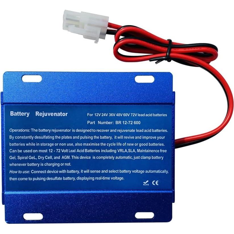 Desulfatador de Baterías Segniwale 12V-72V para Plomo-Ácido