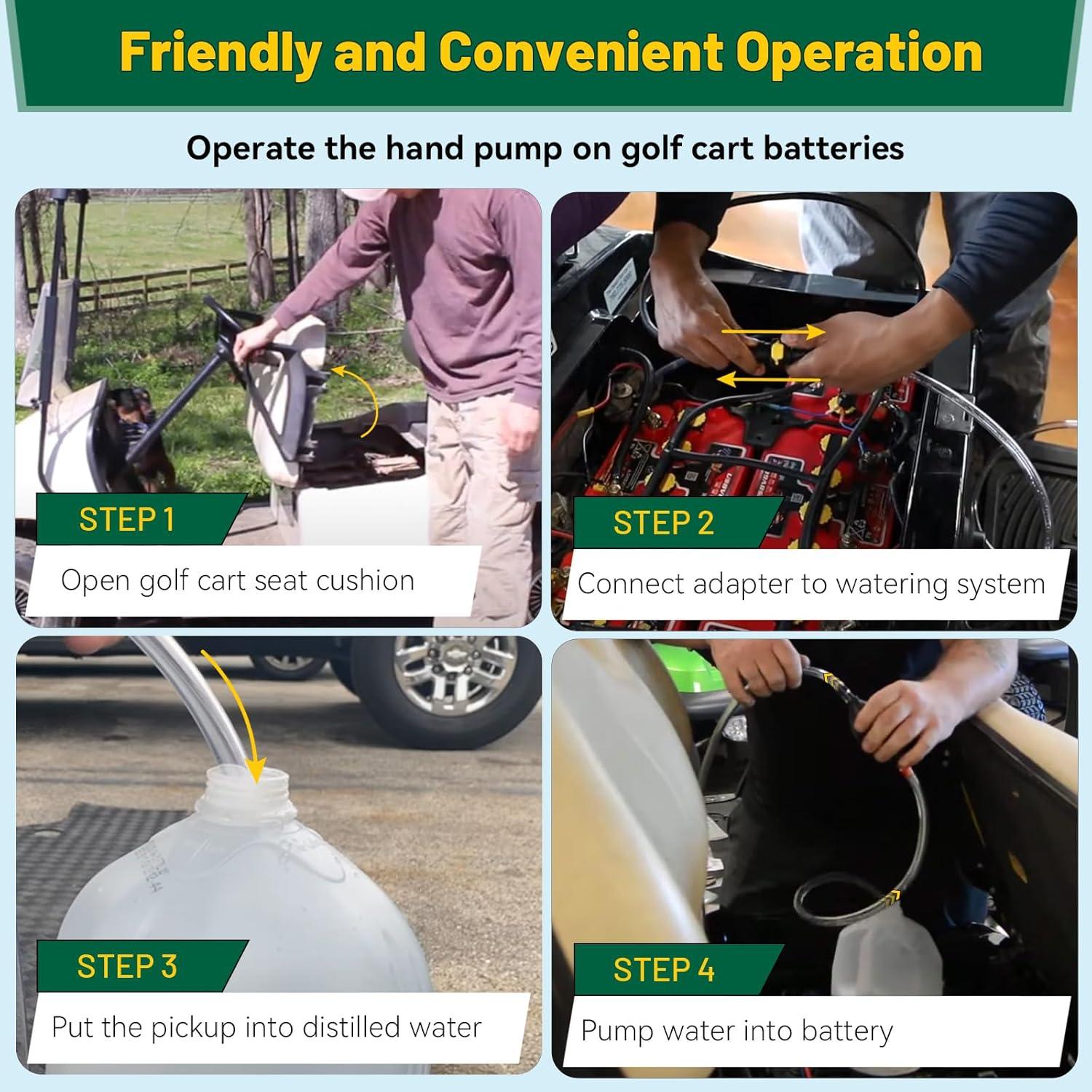 Llenador de Agua Manual Micacia para Baterías de Carritos de Golf