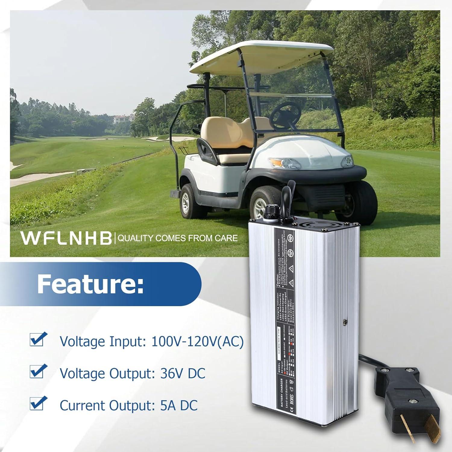 Cargador de Batería de Carro de Golf WFLNHB 36V 5A