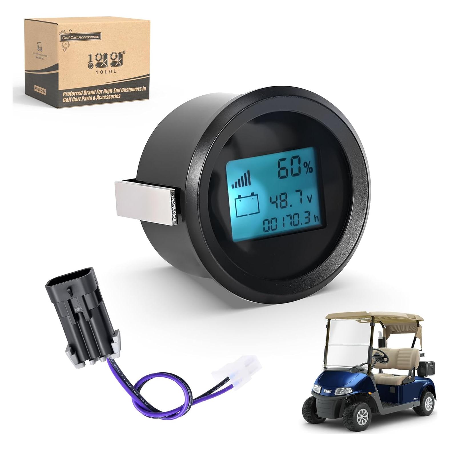 Medidor de Batería 10L0L para Carrito Golf EZGO RXV 48V