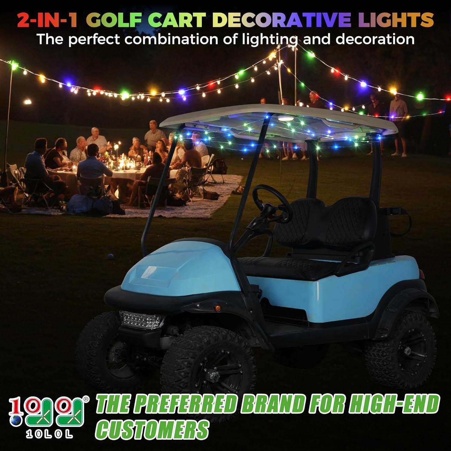 Luz de Techo LED Neón 10L0L para Carro de Golf Universal