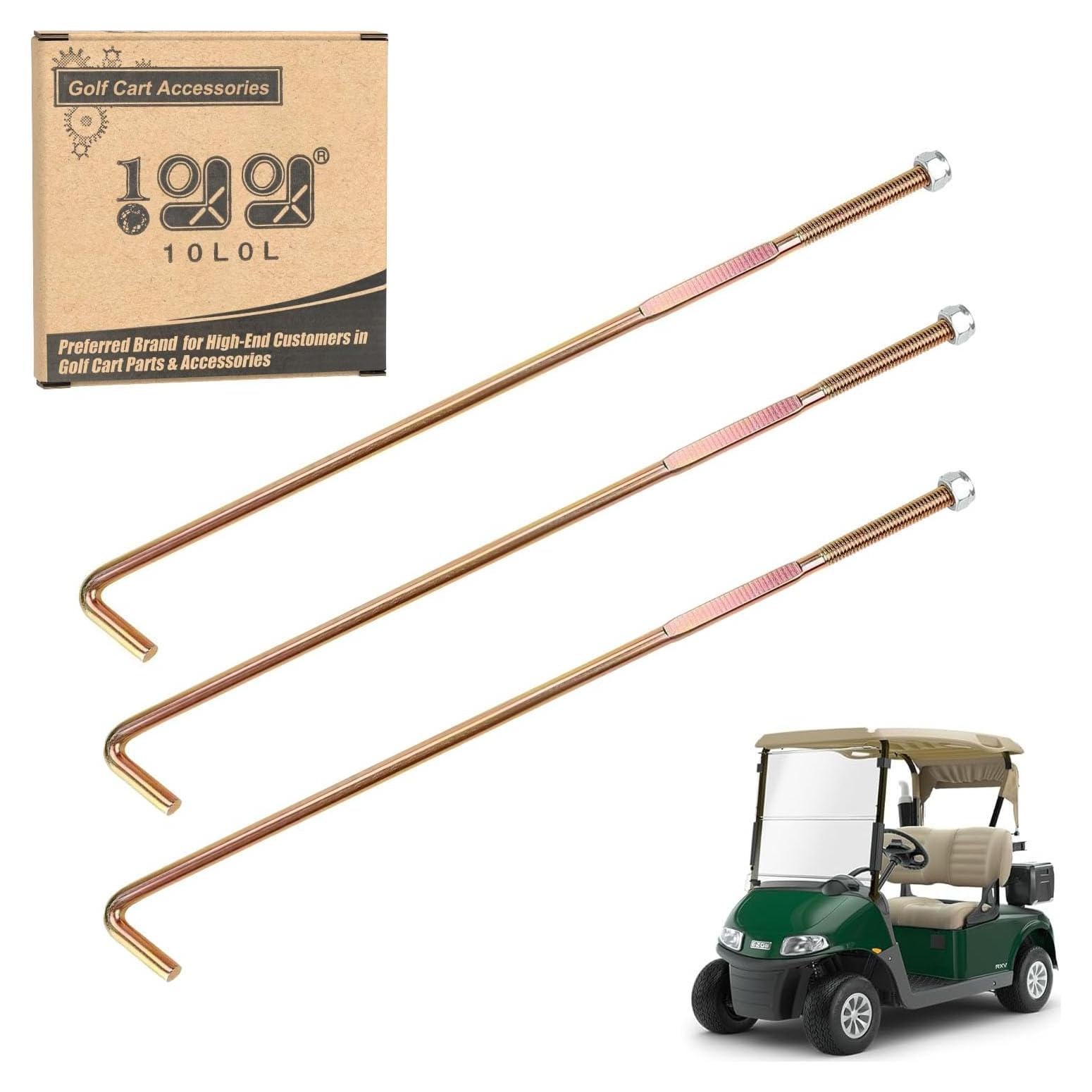 Varilla de sujeción de batería 10L0L para carrito golf EZGO RXV