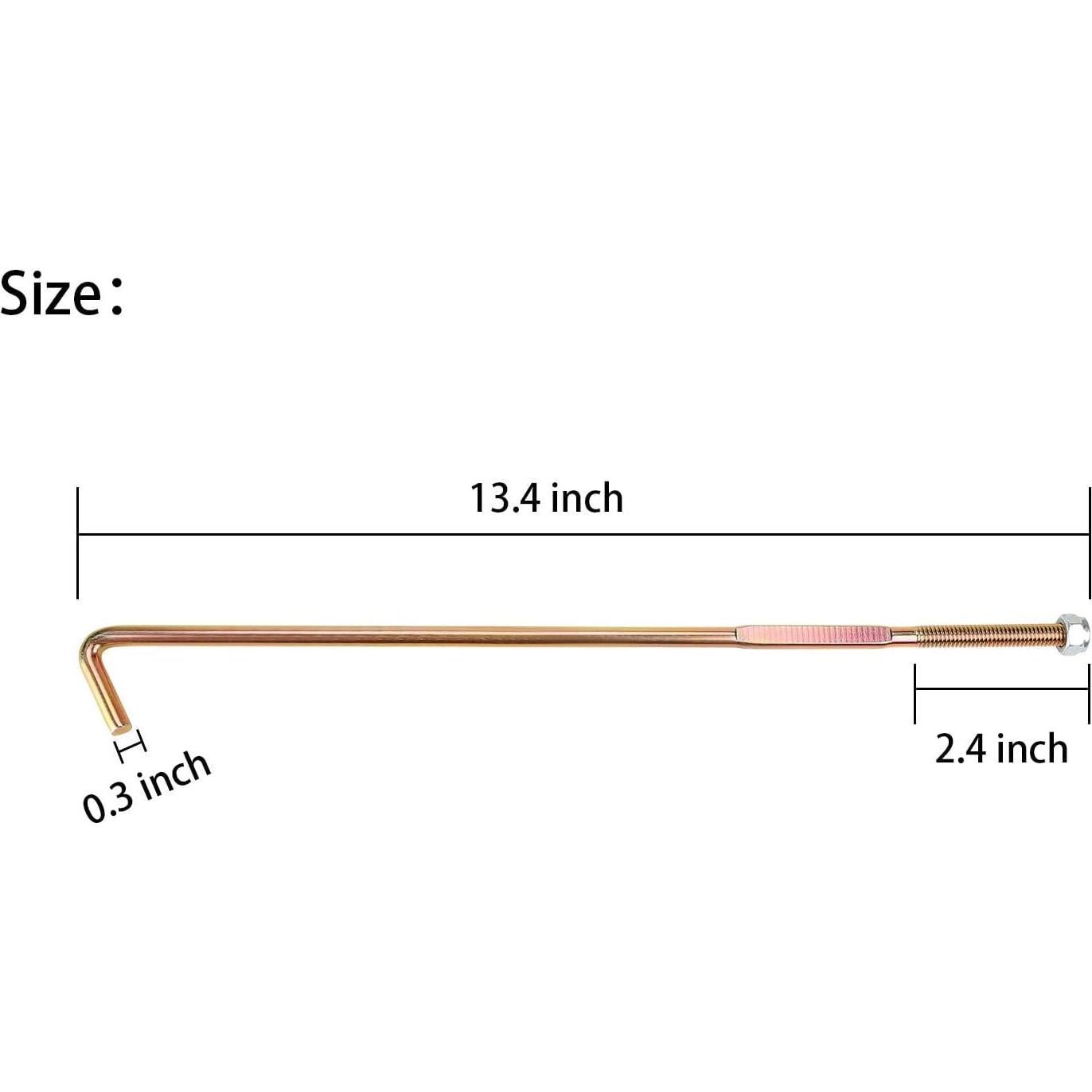 Varilla de sujeción de batería 10L0L para carrito golf EZGO RXV