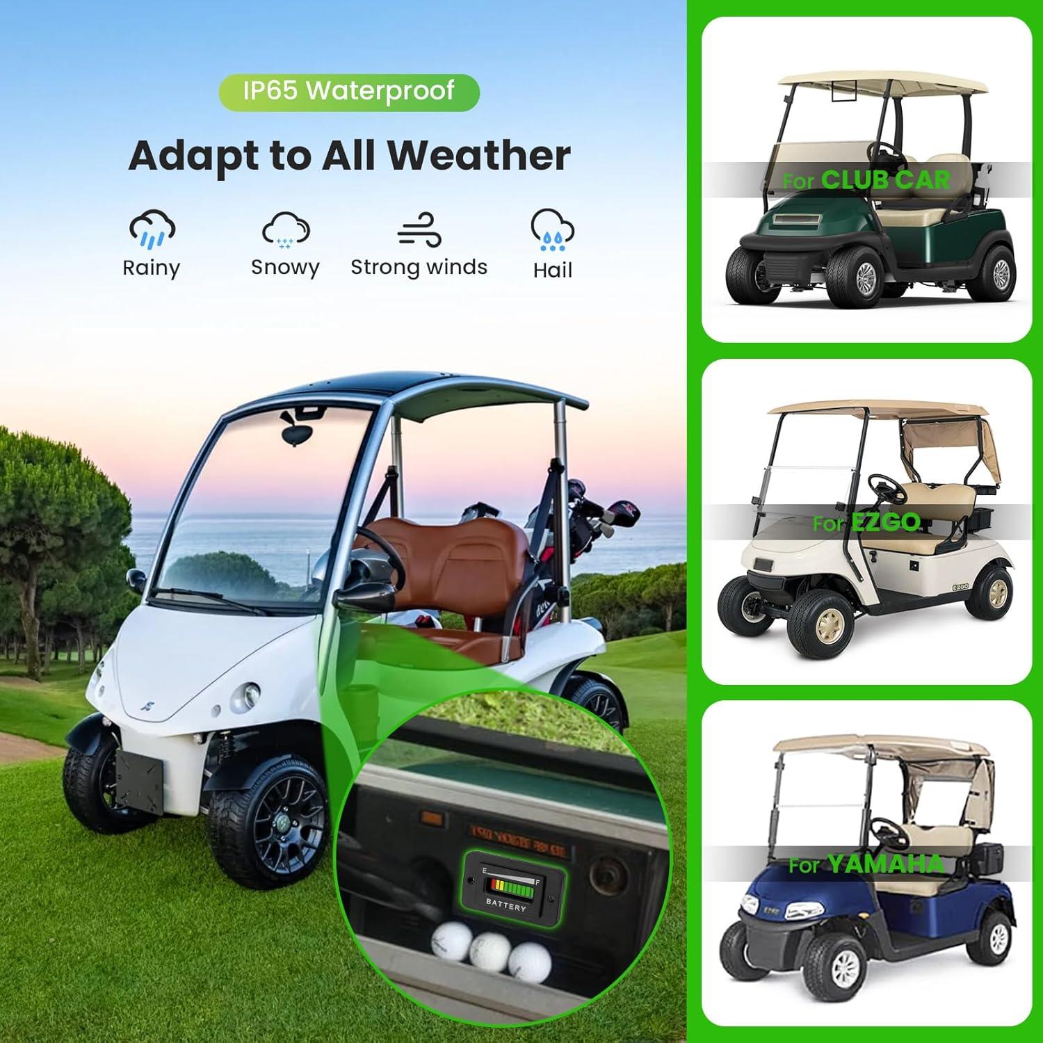 Medidor de Batería LED 48V OEN para Carritos de Golf