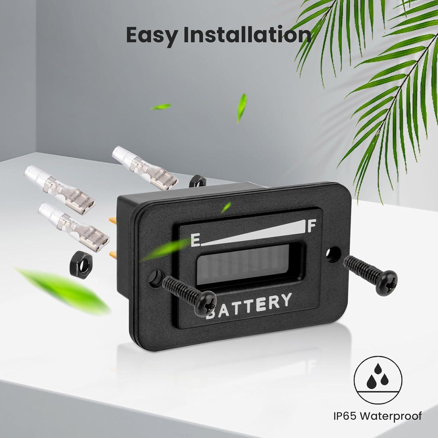 Medidor de Batería LED 48V OEN para Carritos de Golf