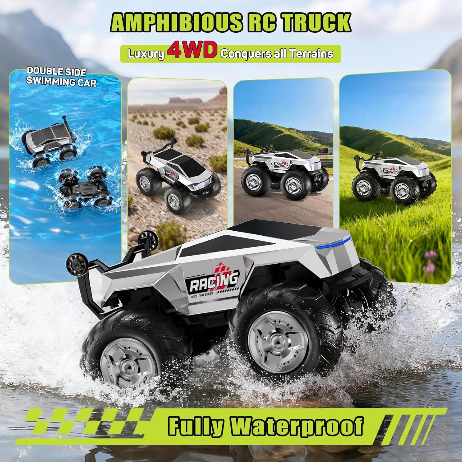 Camión RC Acuático 4WD TIME4DEALS 1:16 Impermeable