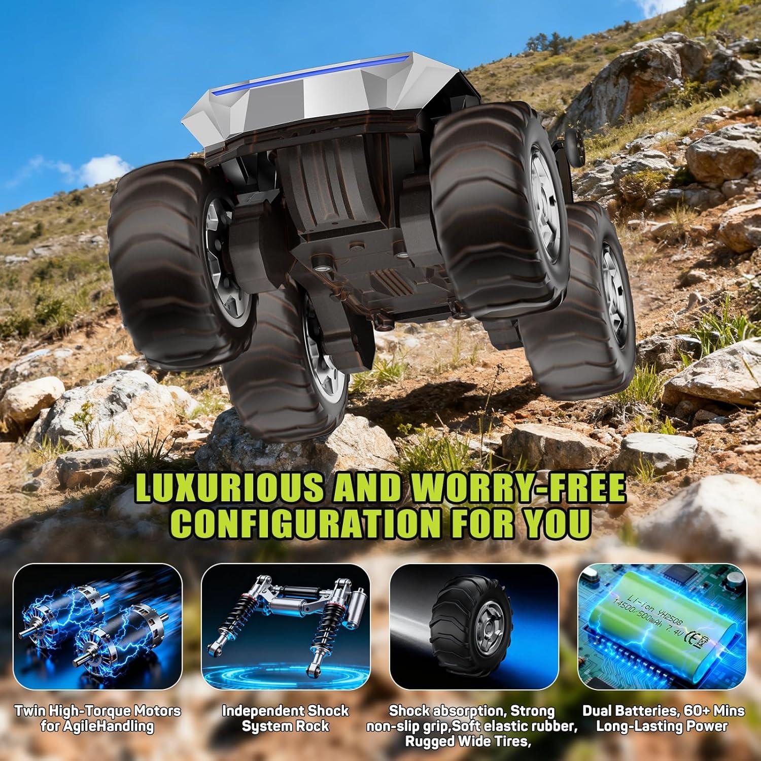 Camión RC Acuático 4WD TIME4DEALS 1:16 Impermeable